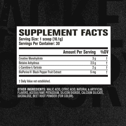 Jacked Factory Growth Surge Creatine Post Workout w/L-Carnitine - Daily Muscle Builder & Recovery Supplement with Creatine Monohydrate, Betaine, L-Carnitine L-Tartrate - 30 Servings, Swoleberry Nirvana Guru