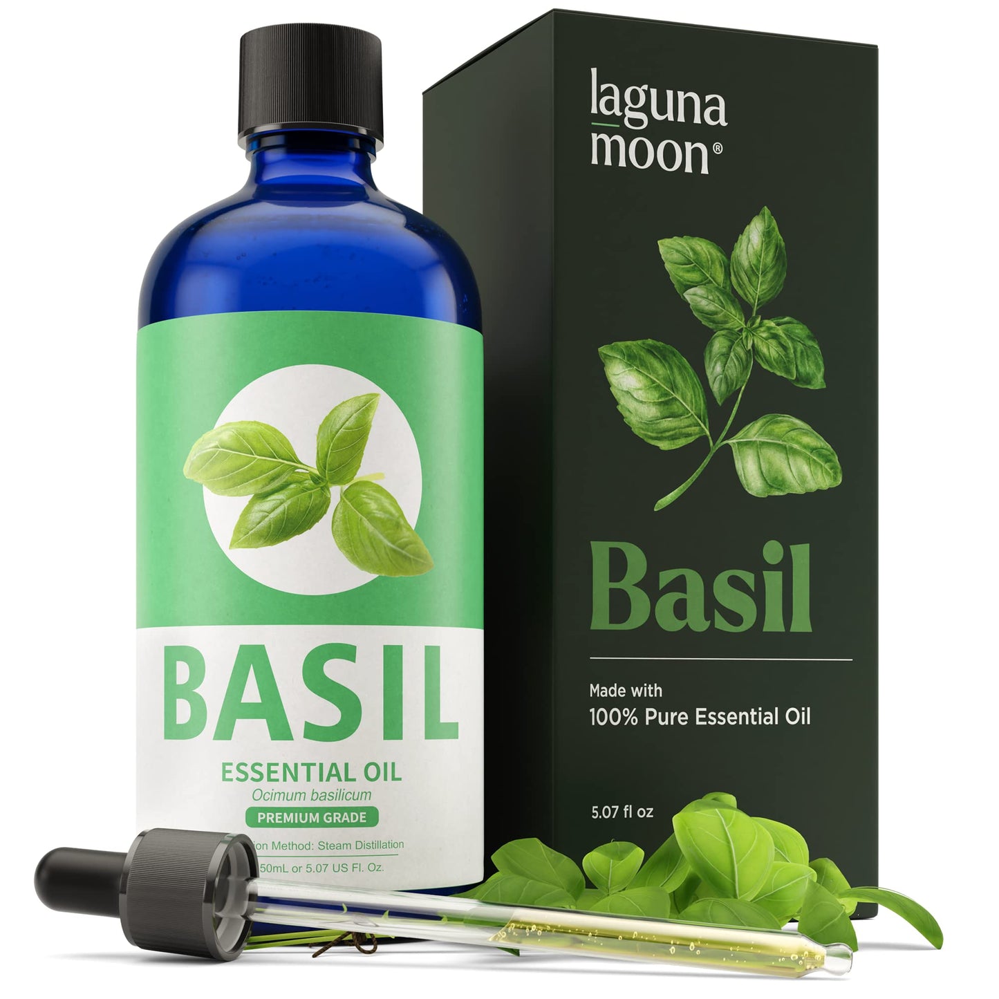 Lagunamoon Lavender Essential Oil - Pure Essential Oils for Diffusers, Humidifiers, Aromatherapy, Cars, Yoga, Home Essentials - Relaxing Fragrance Scents for Fresheners and Candle Making (150ml)