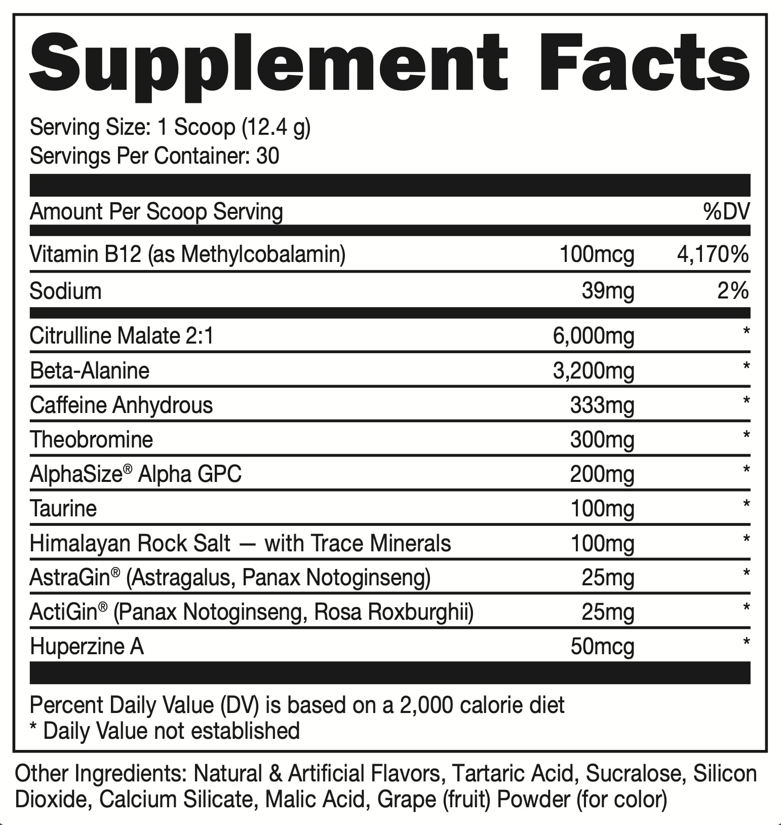 Bucked Up - Woke - HIGH STIM Pre Workout - Best Tasting - Focus Nootropic, Pump, Strength and Growth, 30 Servings (Strawberry Kiwi) Nirvana Guru