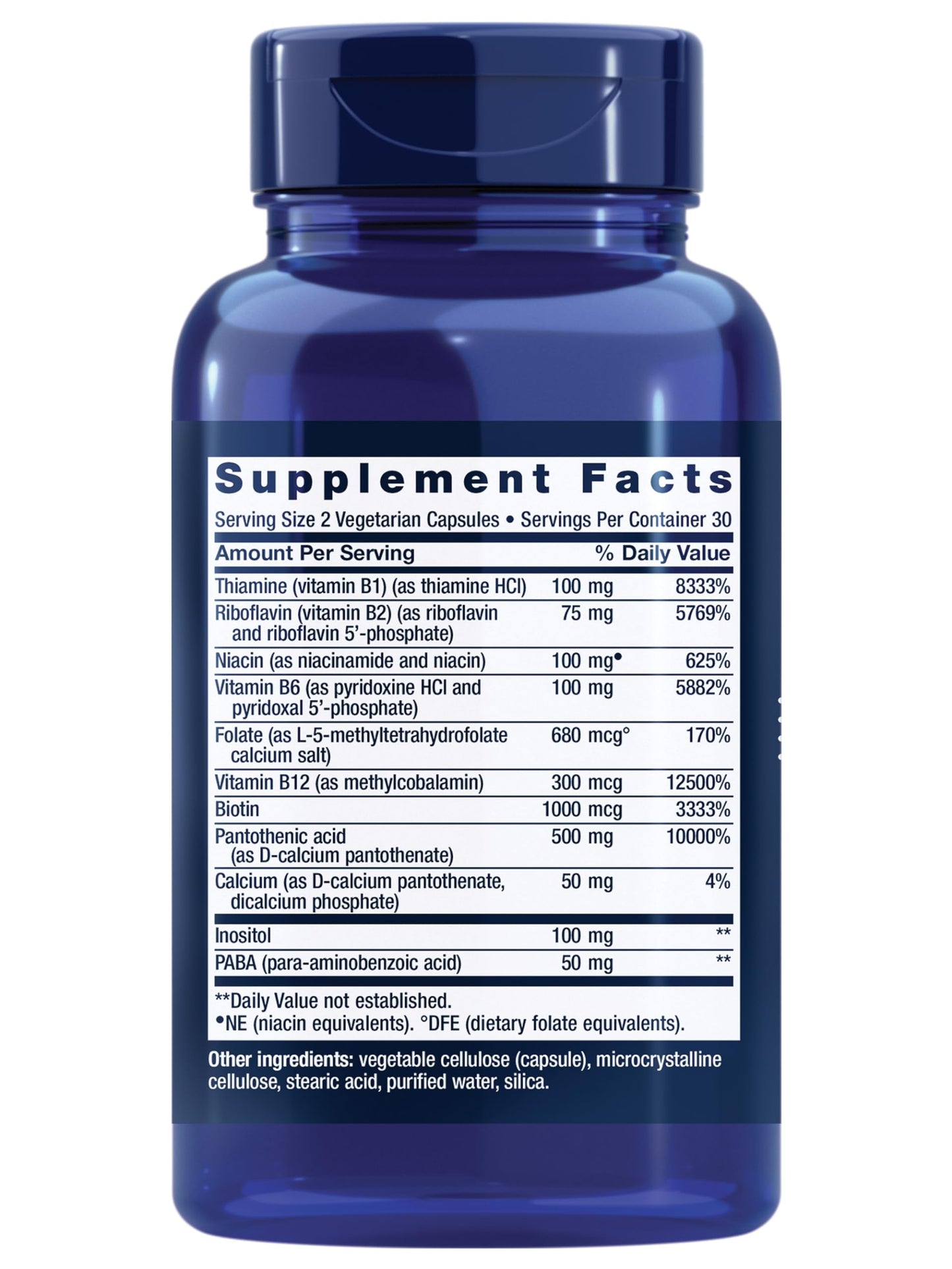 Life Extension BioActive Complete B-Complex, Heart, Brain and Nerve Support, Healthy Energy, Metabolism, Complete B Complex, 60 Vegetarian Capsules Nirvana Guru