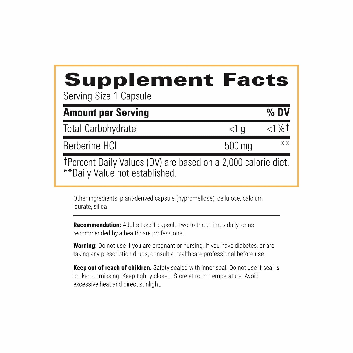 Integrative Therapeutics Berberine - Supplement for Cellular Energy Metabolism & Metabolic Support* - Dairy-Free & Gluten-Free - 60 Capsules (60 Servings) Nirvana Guru