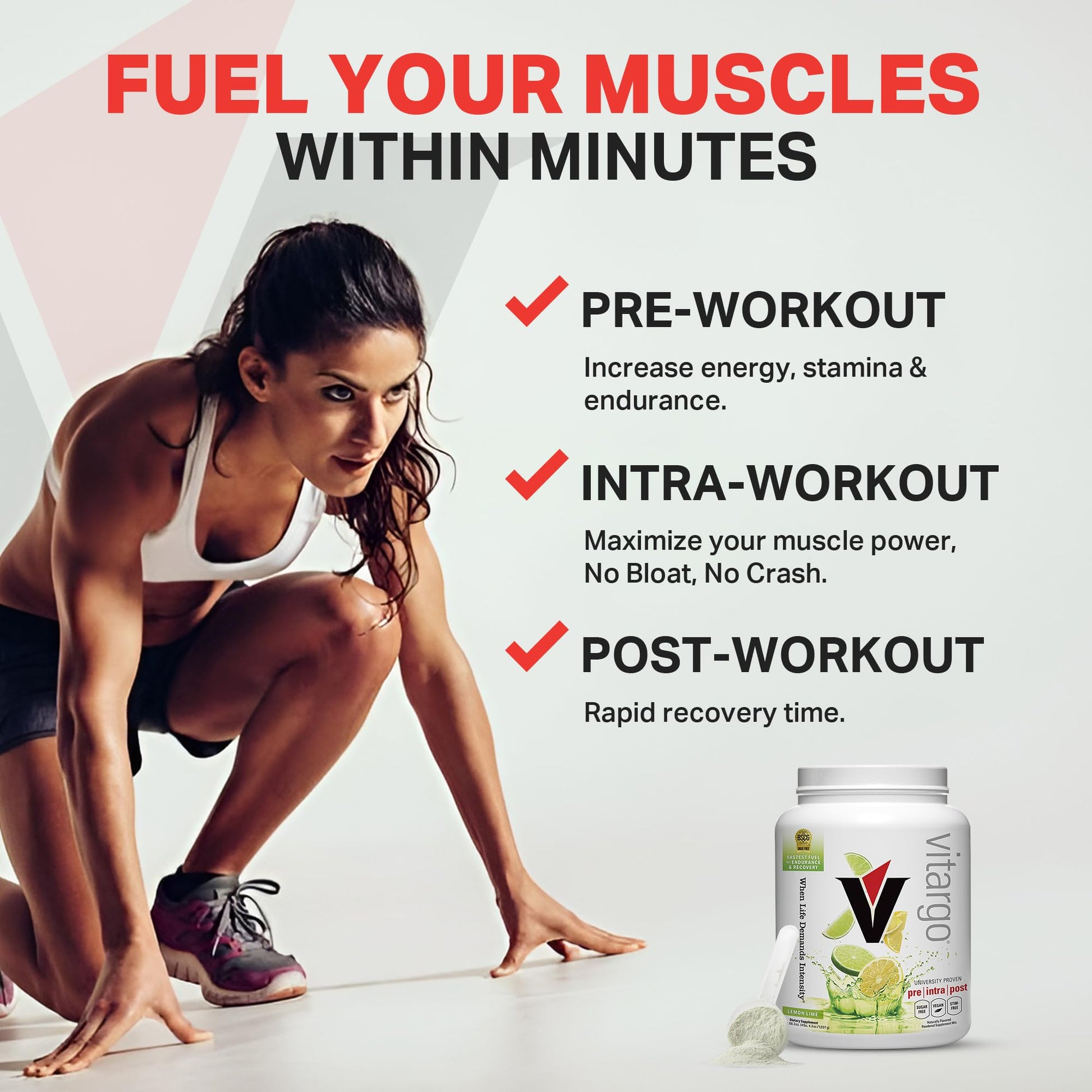 Vitargo Carbohydrate Powder, 2X Faster Absorbing, 4.4 LB Plain, Pre, Intra & Post, Sugar-Free Complex Carb Powder for Recovery, Endurance & Muscle Gain, Made in USA Nirvana Guru