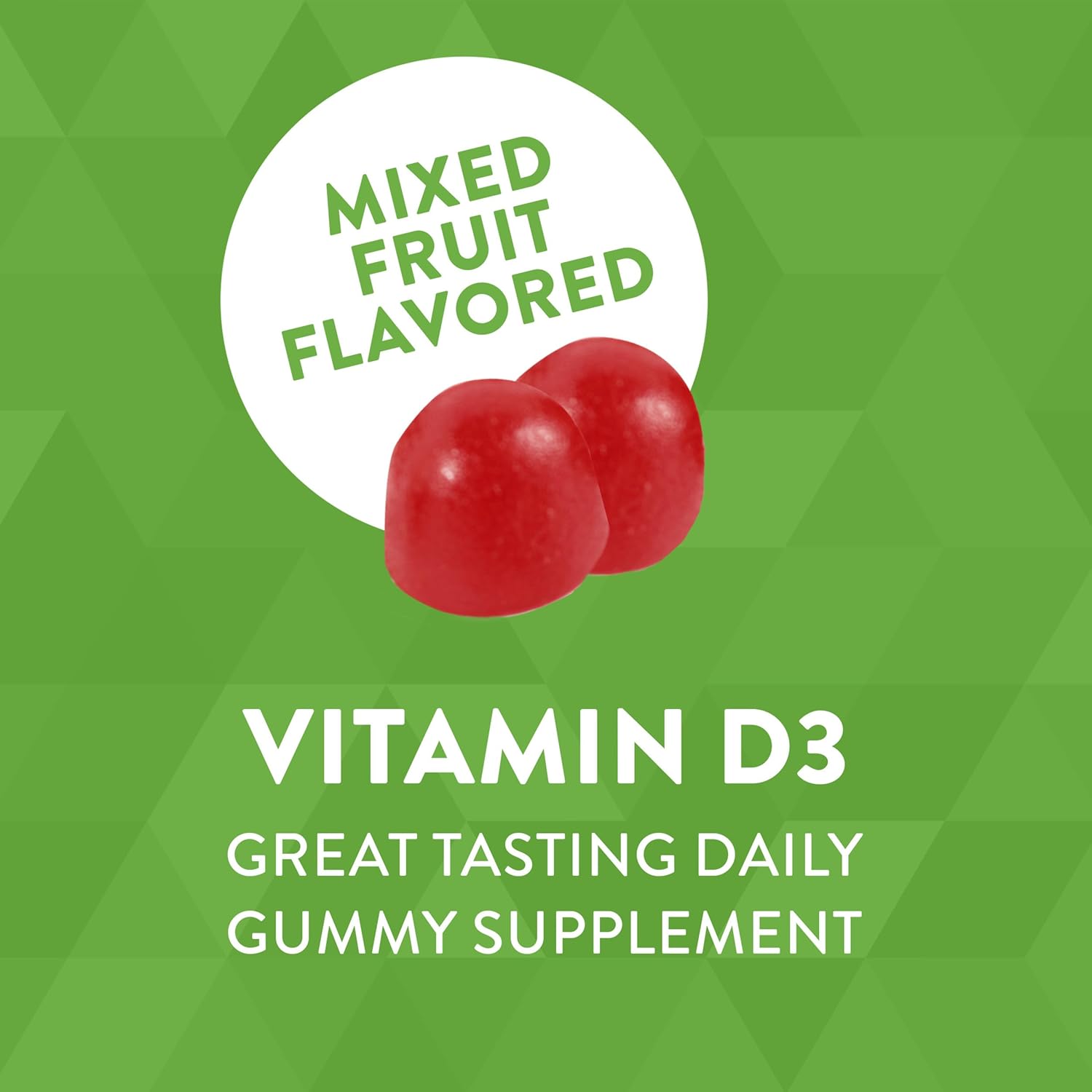 Nature's Way Vitamin D3 Gummies, Supports Immune and Bone Health*, 2000 IU (50 mcg) per 2-gummy Serving, Mixed Fruit Flavored, 120 Gummies - Nirvana Guru