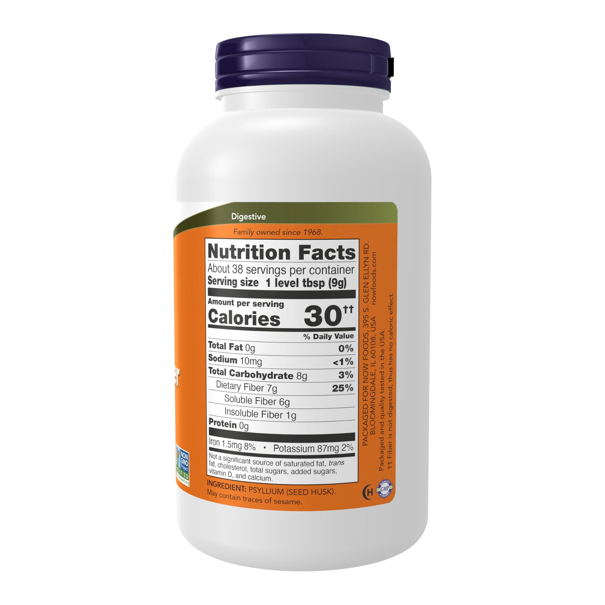 NOW Foods Supplements, Psyllium Husk Powder, Non-GMO Project Verified, Soluble Fiber, 24-Ounce - Nirvana Guru
