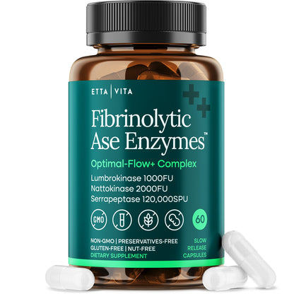 Potent Nattokinase 4000 FU Serrapeptase 240000 SPU Lumbrokinase 2000 FU Supplement - Proteolytic Enzymes Capsules for Energy Support, Digestion, Detox, Cognition & Gut Health for Men & Women Nirvana Guru