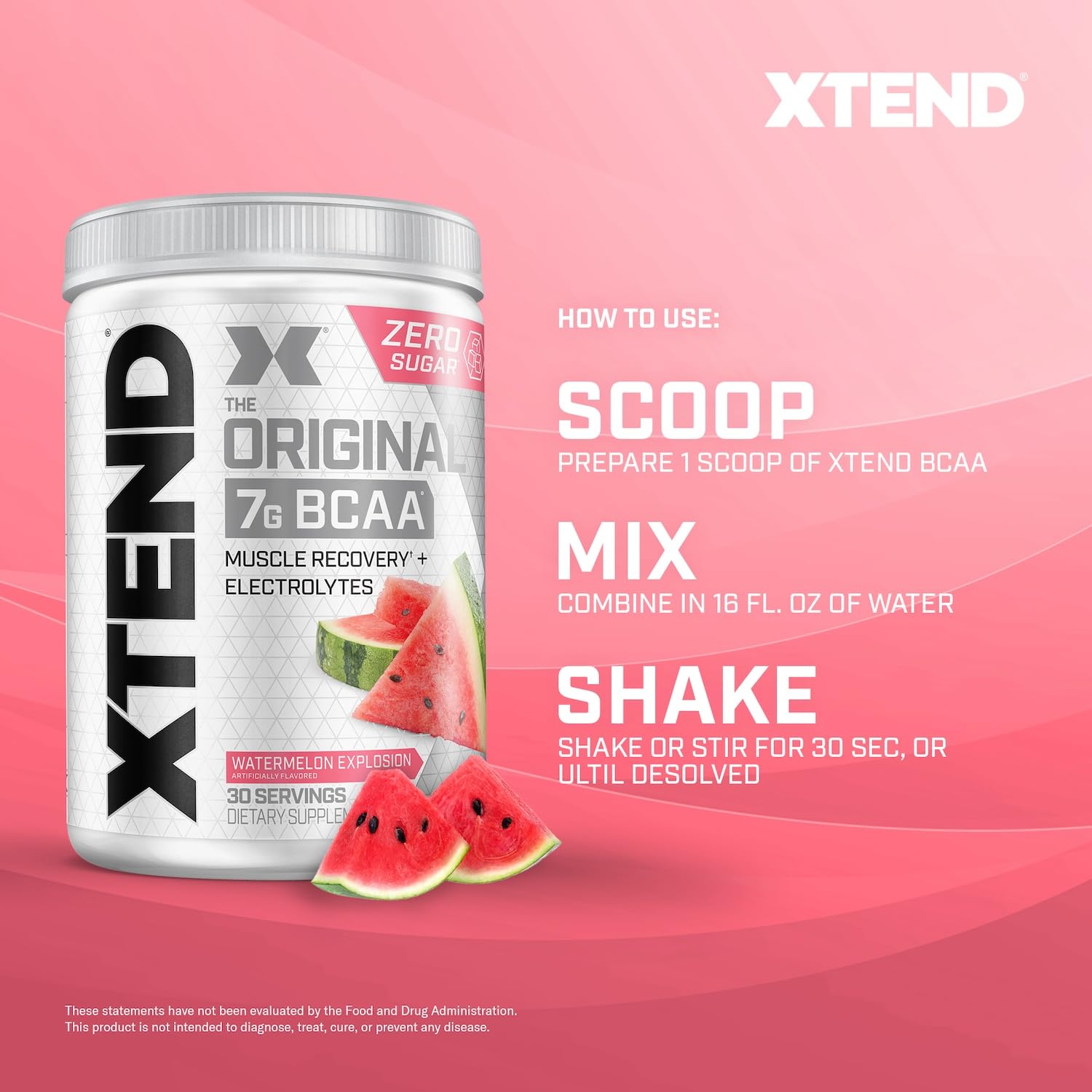 Original BCAA Powder Airheads Candy Flavor, 7g BCAA and 2.5g L-Glutamine, Sugar Free Post Workout Muscle Recovery Drink with Amino Acids for Men & Women, 30 Servings Nirvana Guru