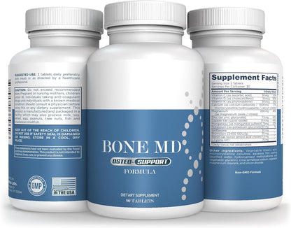 Bone MD Osteo Strength Ultimate Health Support | Supplement for Women and Men | Promote Density 90 Tablets Nirvana Guru