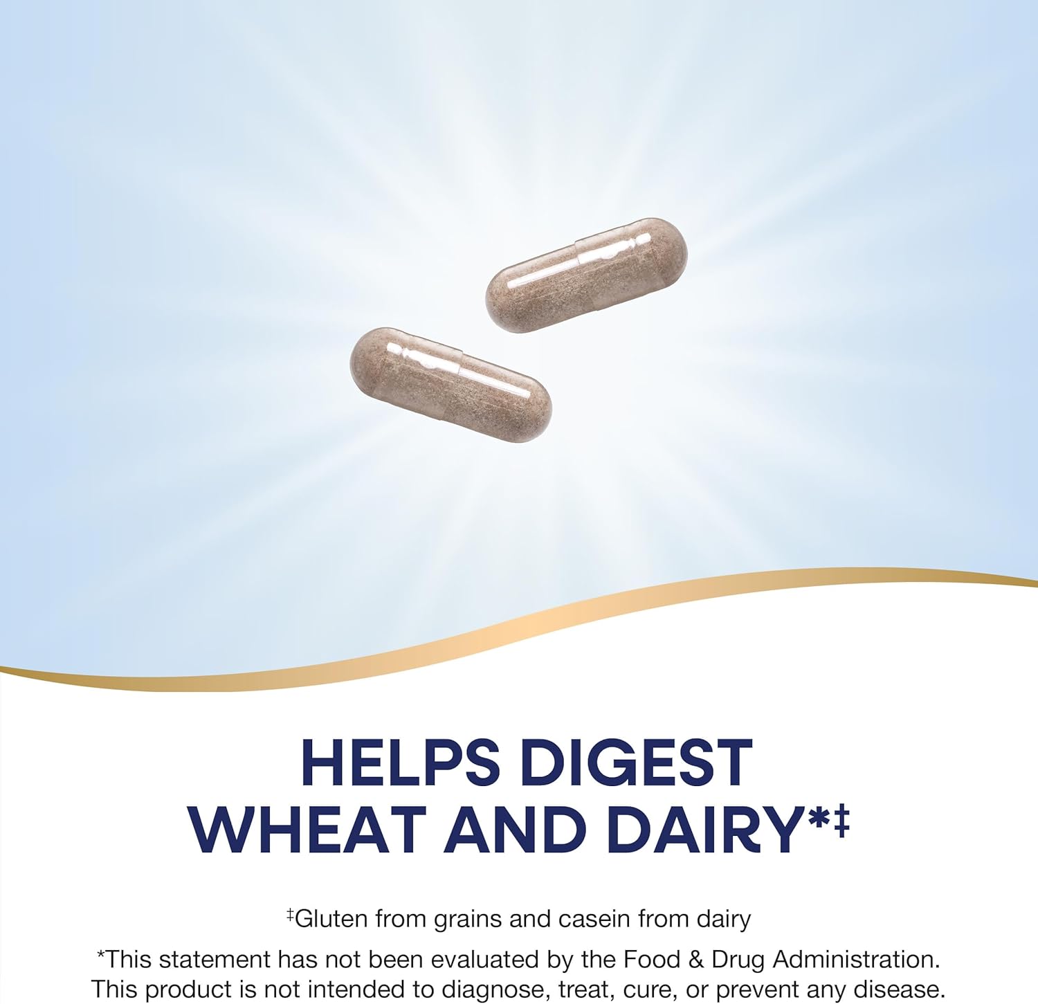 Nature's Way Gluten Defense Digestive Enzymes*, Helps Digest Wheat and Dairy(1), Gluten and Casein Digestive Enzymes*, 120 Vegan Capsules (Packaging May Vary) - Nirvana Guru