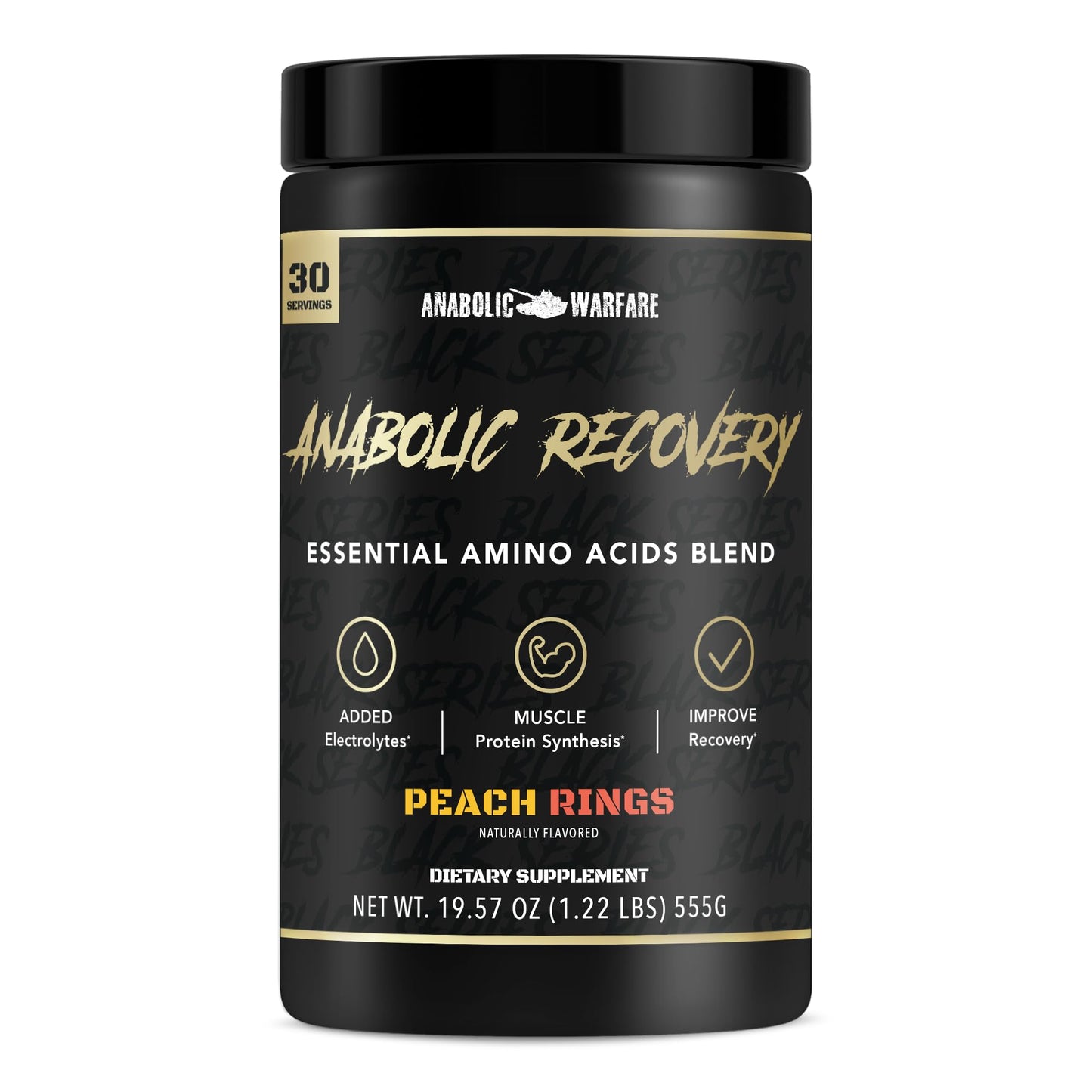 Anabolic Warfare Anabolic Recovery Essential Amino Acid Blend - Post-Workout Recovery & Premium Hydration to Build Muscle (Tropical Tornado, 30 Servings) Nirvana Guru