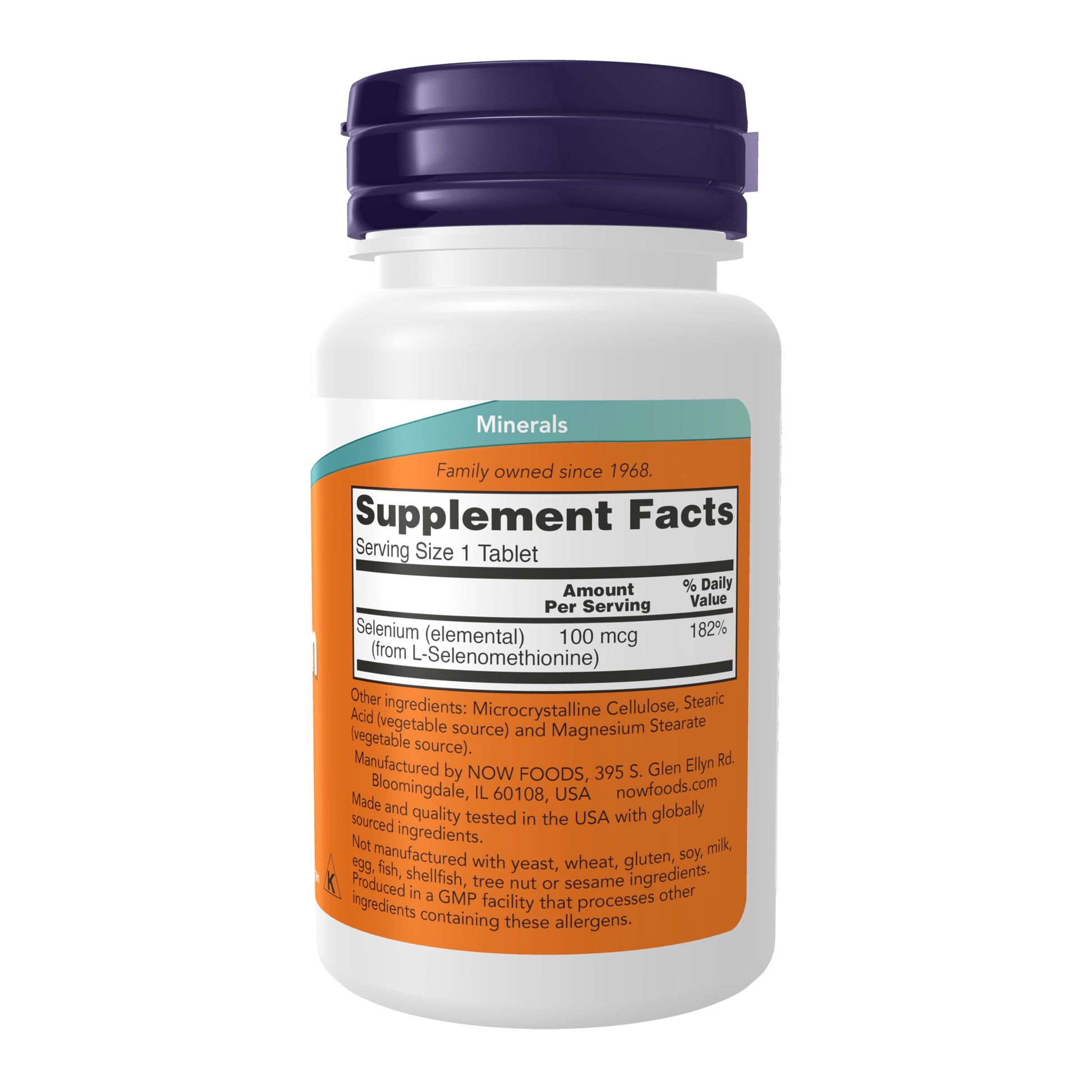 NOW Supplements, Selenium (L-Selenomethionine) 100 mcg, Essential Mineral*, 100 Tablets - Nirvana Guru