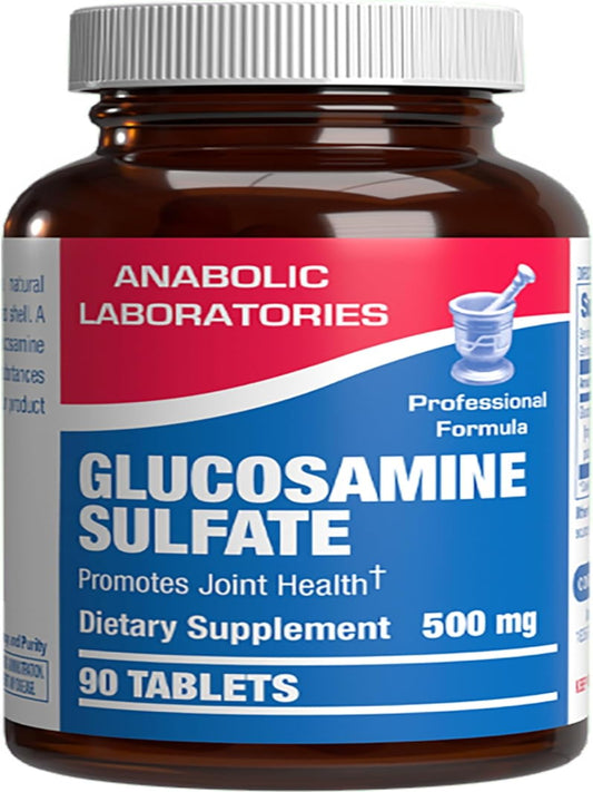 Glucosamine Sulfate Joint Health Supplement - Soft Tissue Cartilage Tendon and Ligament Supplement for Enhanced Mobility Comfort and Flexibility - Non-GMO Sodium Free & Made in The USA - 90 Servings Nirvana Guru