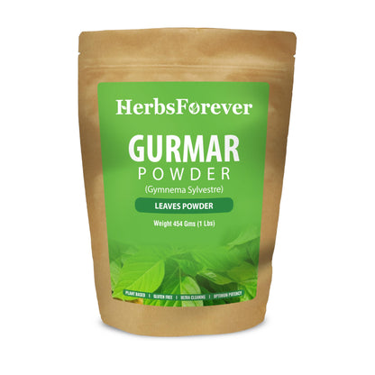 Gurmar Powder Leaves Powder Gymnema Sylvestre Support Healthy Sweet Level Non GMO, Organic, Vegan 230 GMS Nirvana Guru