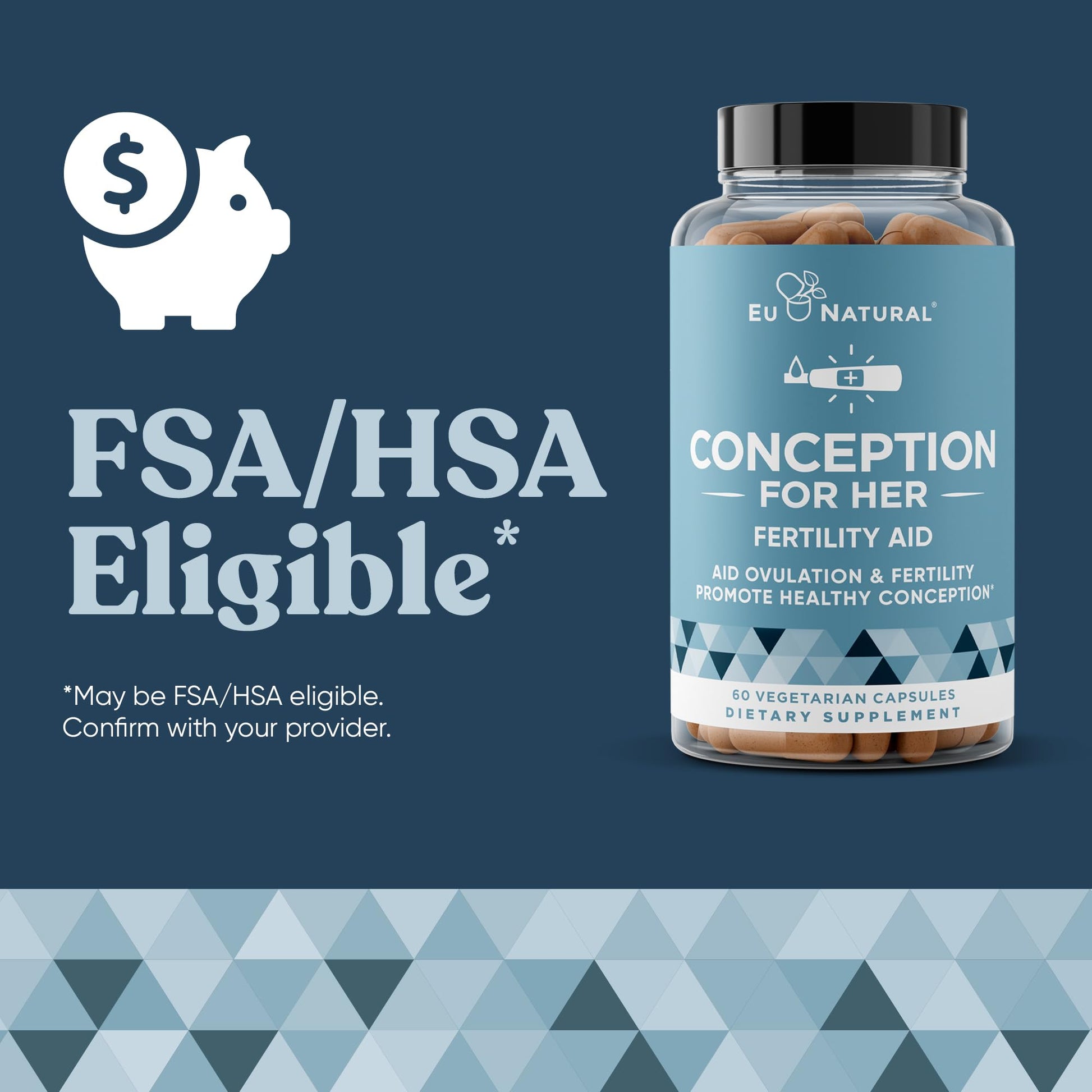Conception Fertility Supplements for Women – Aids Ovulation, Hormonal Balance, & Regular Cycles – Prenatal Vitamin Support with Myo-Inositol, Folate, Folic Acid, Vitex – 60 Vegetarian Soft Capsules Nirvana Guru