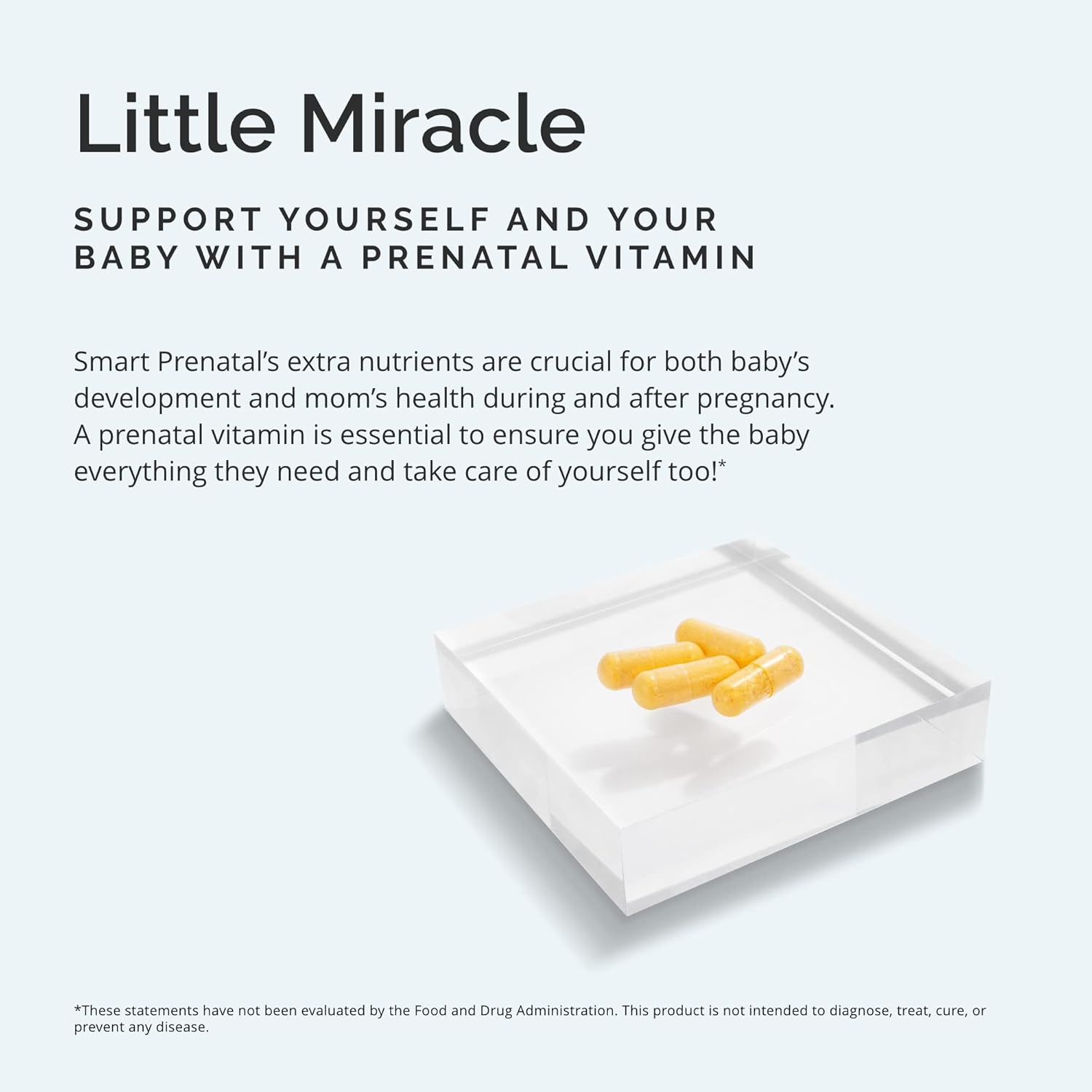 Dr Amen BrainMD Smart Prenatal - 120 Capsules - Multivitamin for Mom & Baby, Promotes Healthy Pregnancy & Growth & Development In Babies - Gluten-Free - 30 Servings Nirvana Guru