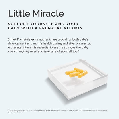 Dr Amen BrainMD Smart Prenatal - 120 Capsules - Multivitamin for Mom & Baby, Promotes Healthy Pregnancy & Growth & Development In Babies - Gluten-Free - 30 Servings Nirvana Guru