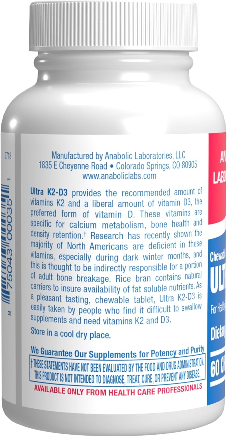 Chewable Vitamin D and K2 Supplement - Clinical D3 K2 2000IU for Bone Teeth Mood and Immune Support Plus Calcium Absorption - Vegetarian Vitamin D Chewable Cinnamon Flavor (60 Day Supply) Nirvana Guru