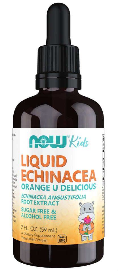 NOW Supplements, Kids Liquid Echinacea with Dropper, Immune System Support, Formulated for Kids, 2 Fl Ounce, Packaging May Vary (Pack of 2) - Nirvana Guru