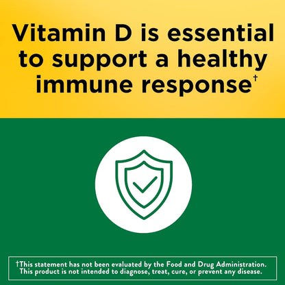 Nature Made Vitamin D3 2000 IU (50 mcg), Dietary Supplement for Bone, Teeth, Muscle and Immune Health Support, 400 Tablets, 400 Day Supply - Nirvana Guru