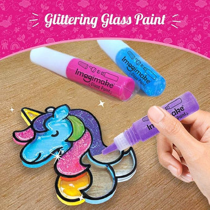 Imagimake Window Art Princess | Suncatcher Kit | Arts and Crafts for Kids Ages 8-12 | Girls Toys Age 6-8 | Unicorn Gifts for Girls Age 6-8 | 5 Year Old Girl Gift | 8 Year Old Girl Birthday Gift nirvanaguru
