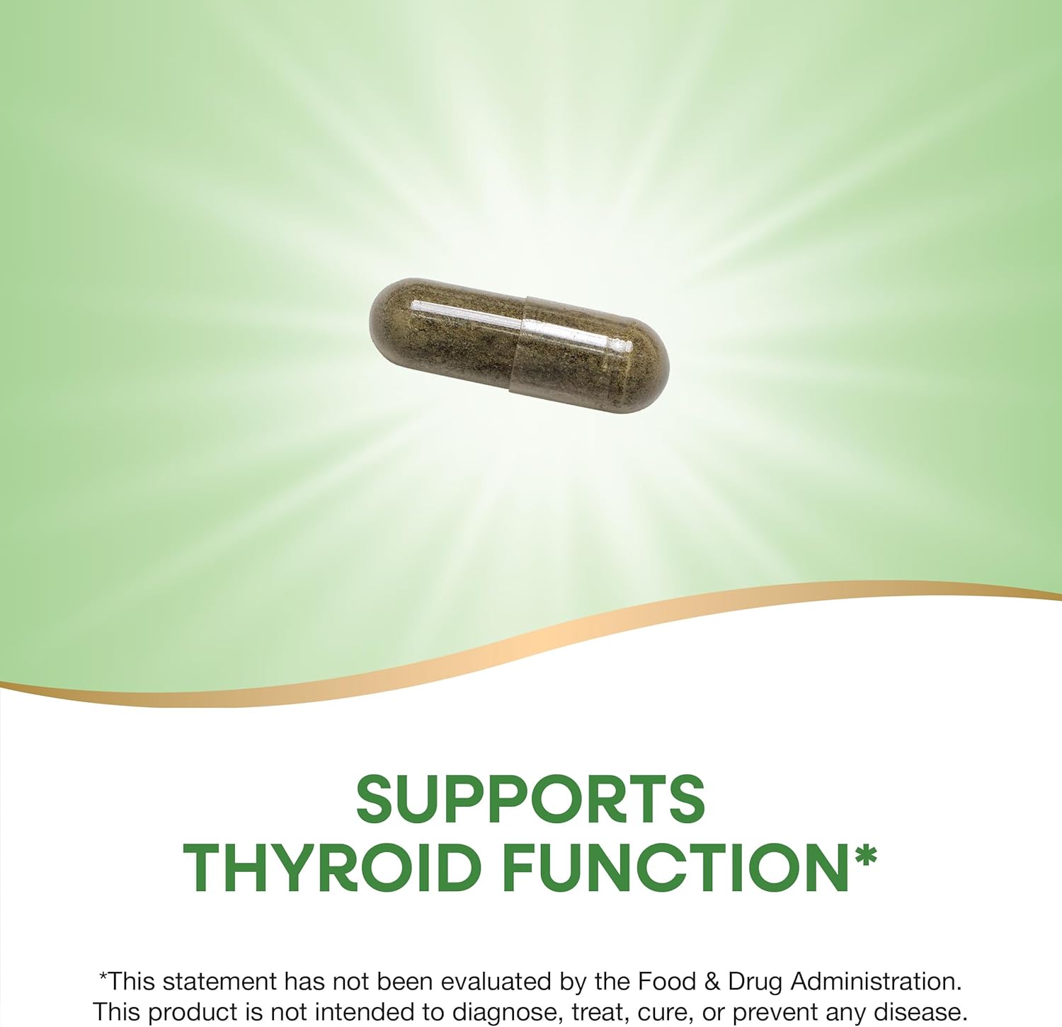 Nature's Way Kelp, Supports Thyroid Function*, 600 mg per Serving, Non-GMO Project Verified, 180 Capsules (Packaging May Vary) - Nirvana Guru
