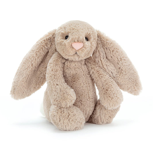 Jellycat Bashful Beige Bunny Stuffed Animal, Medium 12 inches - Rabbit and Bunny Plush Toy - Classic Children's Gift Nirvana Guru