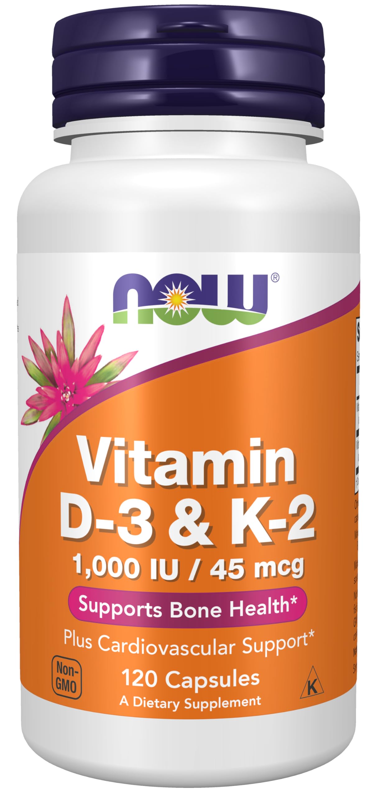 Vitamin D3 & K2, 120 Vcaps (Pack of 2) - Nirvana Guru