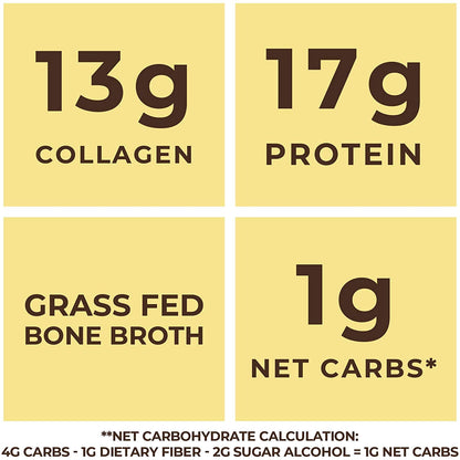 Bone Broth Protein Powder, Chocolate, Grass Fed 2lbs, 42 servings 16g protein, 13g Collagen. Low Carb, 2 net Carb, Dairy Free, Keto Friendly Bone Broth Protein Supplement with Collagen Types I & III - Nirvana Guru