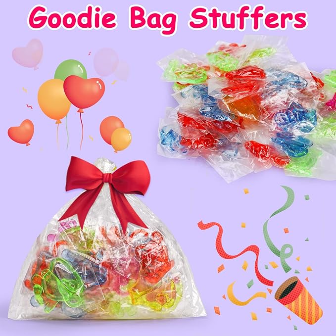 100PCS Glitter Sticky Hands Party Favors for Kids 4-8 8-12 Birthday Supplies Halloween Goodie Bag Stuffers Classroom Treasure Box Carnival Prizes Bulk Treat Trinkets Pinata Stuff Mini Stretchy Toys nirvanaguru