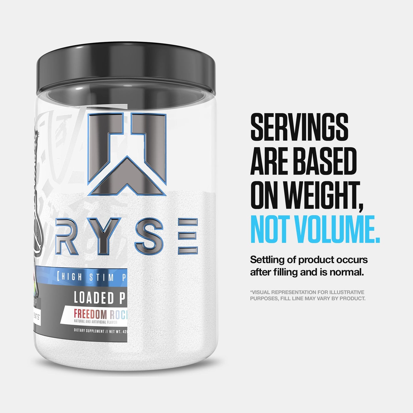 RYSE Loaded Pre Workout Powder - Ring Pop Cherry - Daily Pre-Workout for Men & Women with 325mg Caffeine, Beta Alanine, and Citrulline for Pump, Focus, and Energy - 30 Servings Nirvana Guru