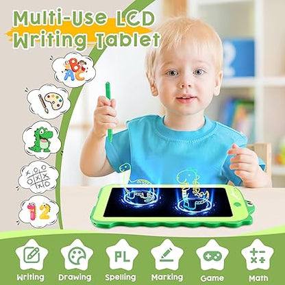 LCD Writing Tablet for Kids, Colorful Toddlers Toys Drawing Board, Educational Kid Toys, Doodle Pad Dinosaur Toys for 2 3 4 5 6 7 8 Year Old Boys Girls Birthday Party Christmas Gifts,8.5inch nirvanaguru