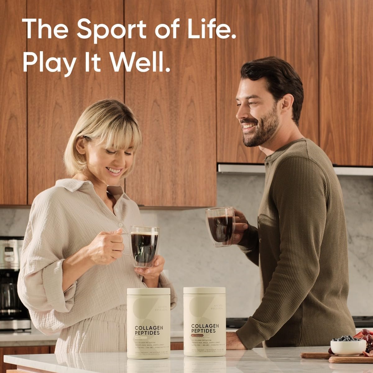 Sports Research Collagen Peptides Dark Chocolate - Nirvana Guru