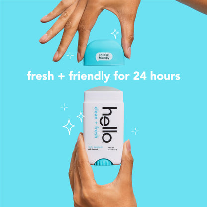hello Sweet Coconut Deodorant With Shea Butter for Women + Men, Aluminum Free, Baking Soda Free, Parabens Free, 24 Hour Odor Protection, 2.6 Ounce, 2 Pack Nirvana Guru