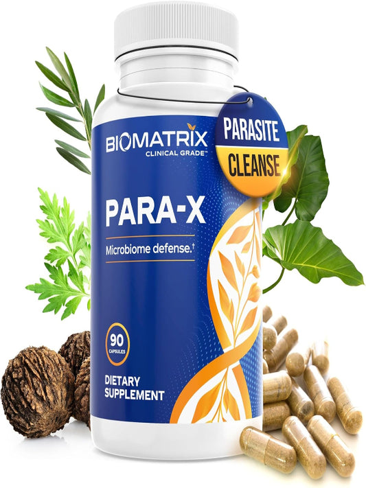 BioMatrix Digestive Cleanse Supplement, Herbal Formula – Wormwood, Berberine, Black Walnut, Artemisinin, Olive Leaf, for Humans | 90 Veggie Caps Nirvana Guru