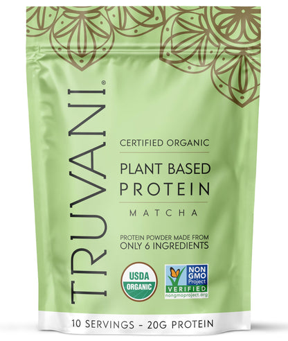 Truvani Vegan Protein Powder | Vanilla | 20g Organic Plant Based Protein | 18 Servings | Keto | Gluten & Dairy Free | Low Carb | No Added Sugar
