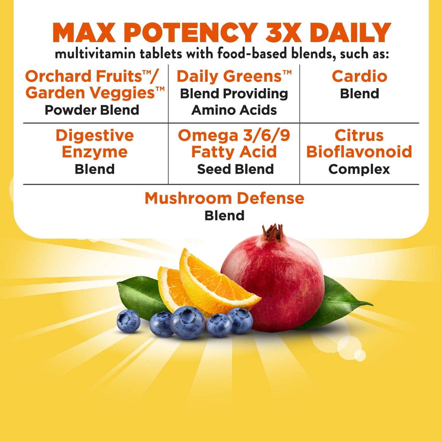 Nature's Way Alive! Max3 Potency Adult Complete Multivitamin, Ultra Potency B-vitamins to Support Energy Metabolism*, with Methylated B12 and Folate, 180 Tablets - Nirvana Guru