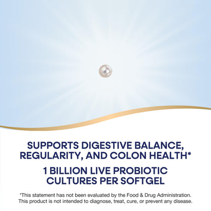 Nature's Way Complete Probiotic Pearls, Supports Digestive Balance*, 1 Billion Live Cultures, Supplement for Men and Women, No Refrigeration Required, 90 softgels (Packaging May Vary) - Nirvana Guru