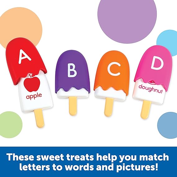Learning Resources Mini ABC Pops – Alphabet Learning Toys, ABC Puzzle, Phonics Games for Toddlers, Fine Motor Toys, Play Food Set, Preschool Learning Activities, Sensory Bin Letters, Gifts for Kids nirvanaguru