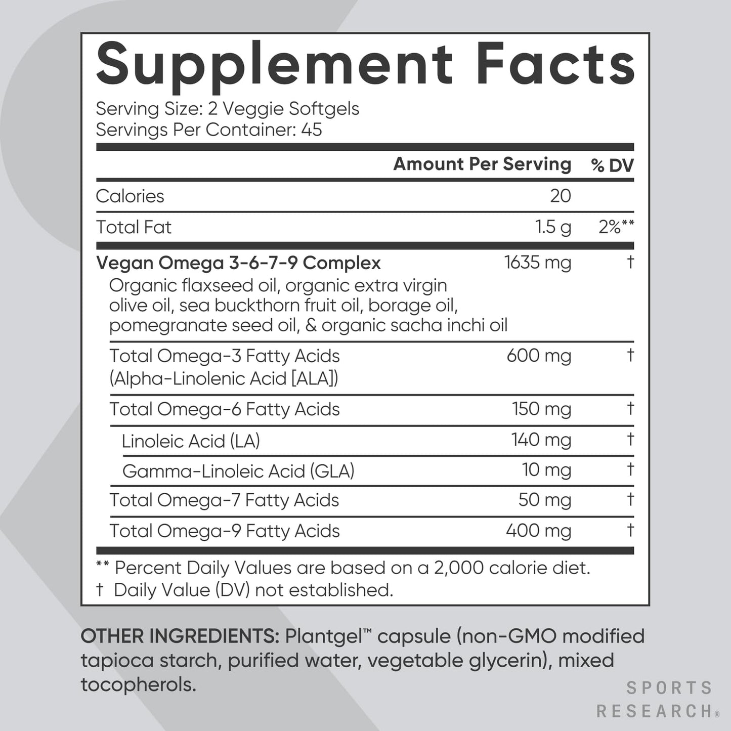 Sports Research Vegan Omega-3 Fish Oil Alternative from Algae Oil - Highest Levels of DHA & EPA Fatty Acids | Non-GMO Verified & Vegan Certified - Fresh Lemon Scent - 60 Veggie Softgels - Nirvana Guru