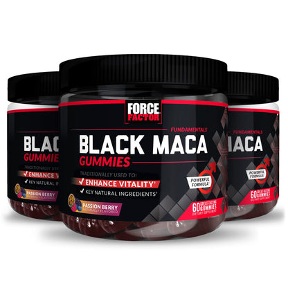 Force Factor Maca Max, Maca Root Capsules to Maximize Vitality & Performance, Made with Black Maca, Red Maca, & Yellow Maca Powder, Maca Root Powder, 2000mg, 120 Capsules
