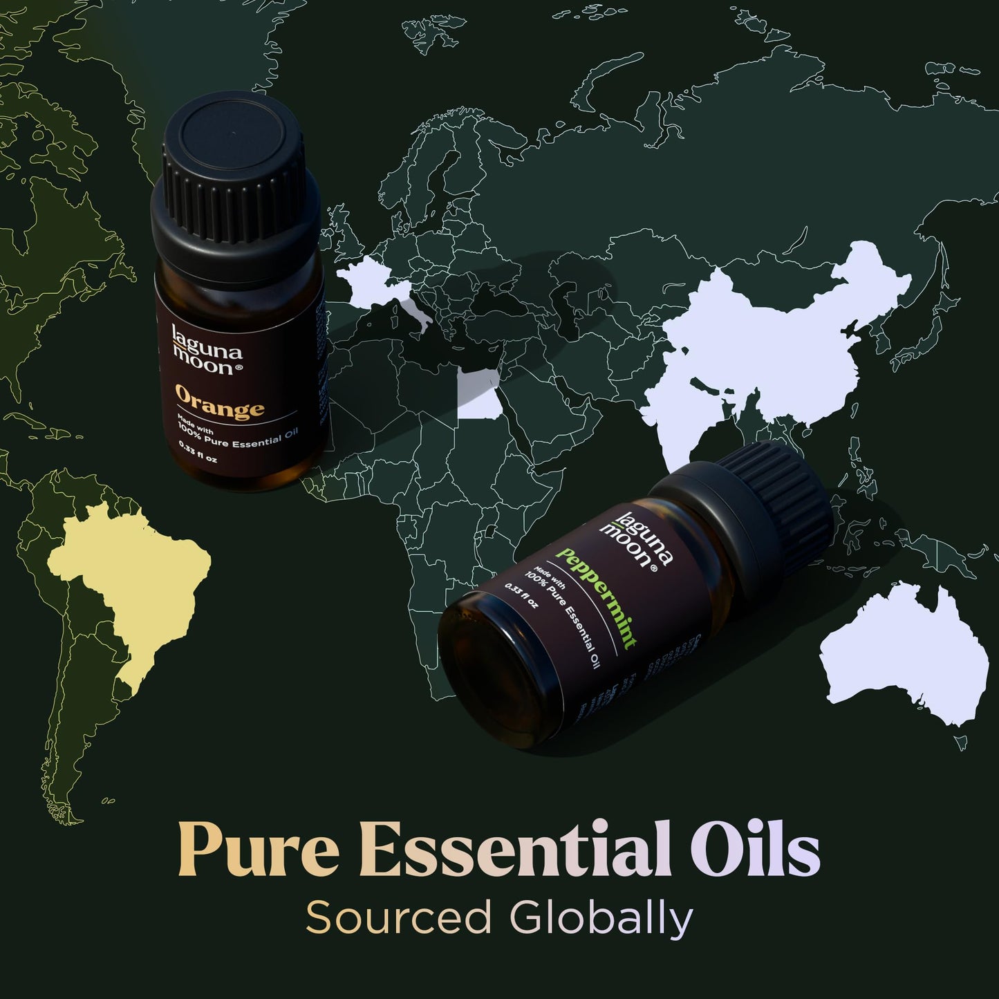 Lagunamoon Lavender Essential Oil - Pure Essential Oils for Diffusers, Humidifiers, Aromatherapy, Cars, Yoga, Home Essentials - Relaxing Fragrance Scents for Fresheners and Candle Making (150ml)