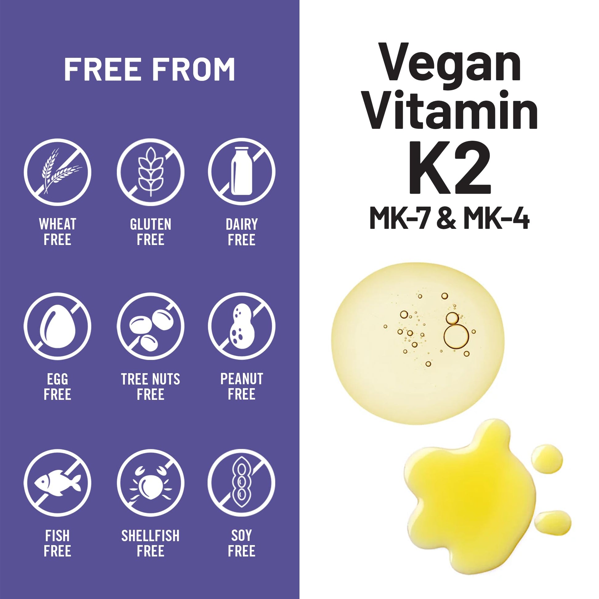 NatureWise Vitamin K2 600mcg Supplement with MK-7 100mcg & MK-4 500mcg - Enhanced Bioavailable Formula - K Complex for Bone and Heart Health - Vegan, Gluten Free, Non-GMO -90 Softgels[3-Month Supply] Nirvana Guru