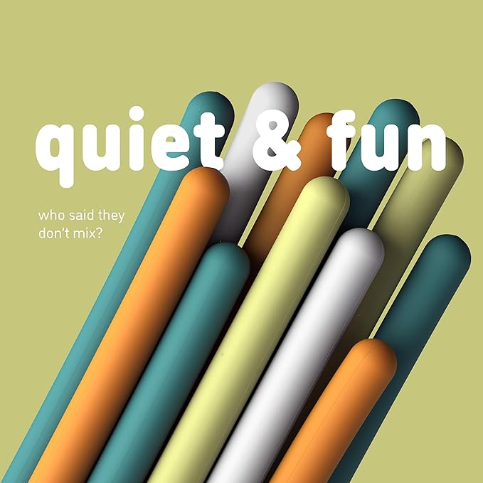 Sensory Activity Board: Silicone Fidget Toy for Calming, Stress, Anxiety, ADHD & Autism | Silent, No Mess | Kids 3+ & Adults | Includes Portable Travel Bag & 11 Strings nirvanaguru