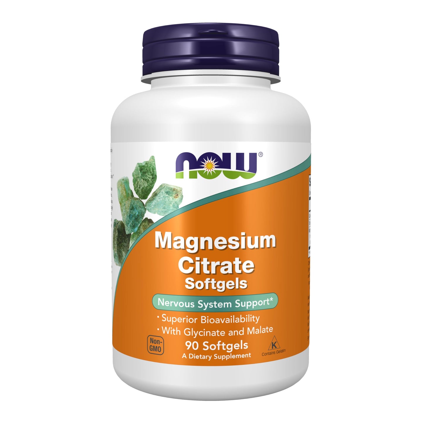 NOW Foods Supplements, Magnesium Citrate, Enzyme Function*, Nervous System Support*, 240 Veg Capsules - Nirvana Guru