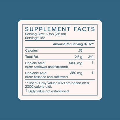 BodyBio Balance Oil - Vegan Omega 3 6 Supplement – Cold-Pressed Safflower & Flaxseed Oil – Supports Brain Function, Healthy Skin, and Mood Nirvana Guru