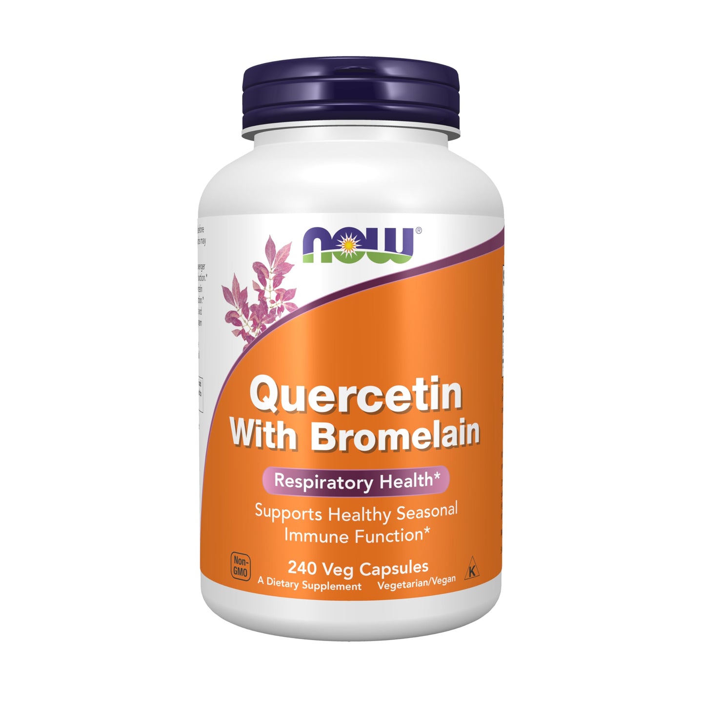 NOW Foods Supplements, Quercetin with Bromelain, Balanced Immune System*, 240 Veg Capsules - Nirvana Guru