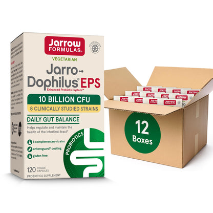 Jarrow Formulas Probiotics 10 Billion CFU - Probiotic Supplement Capsules for Gut Health for Women and Men, 120 Veggie Capsules, Up to 60 Days - Nirvana Guru