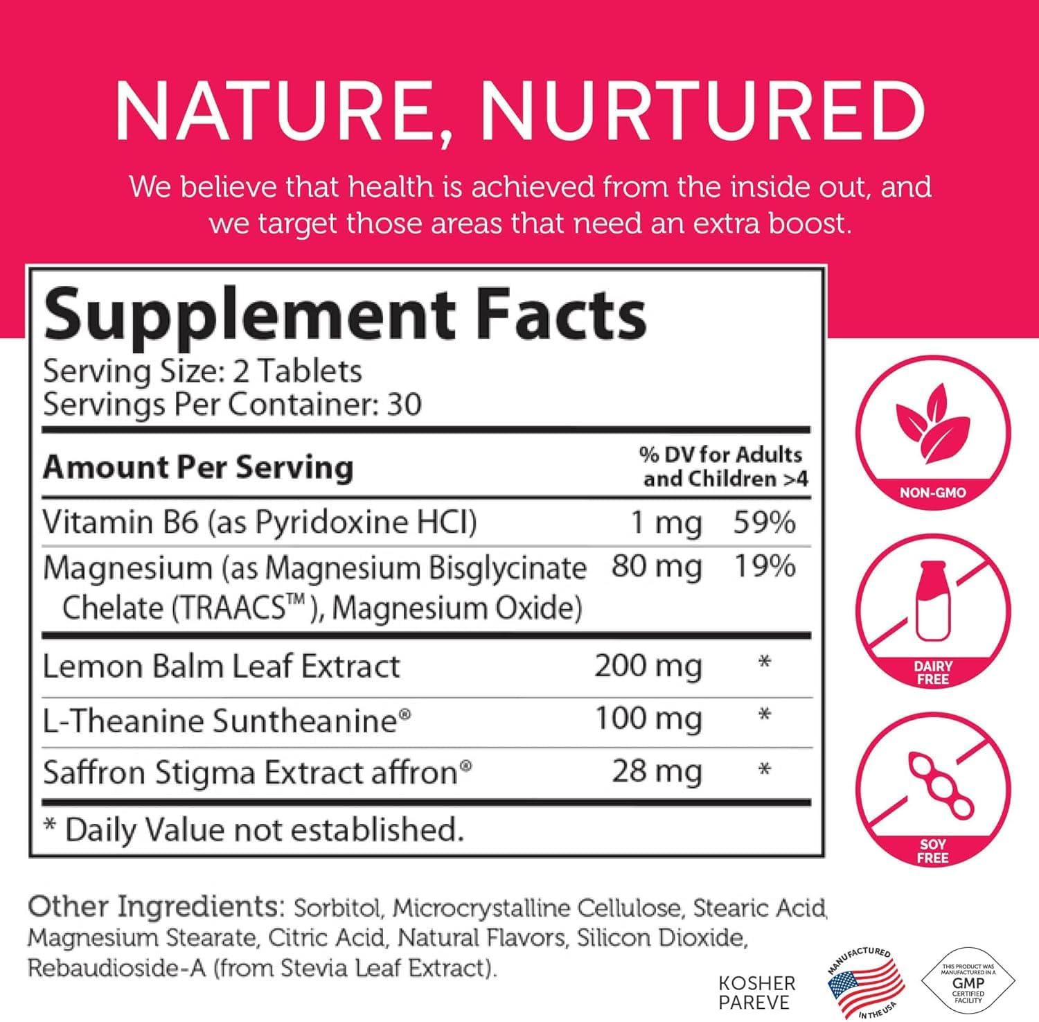 Zahler ChildCalm, Kosher Fruit Punch Chewable Magnesium for Kids - Natural Calm, Mood Support, and Relaxation - Calming Kids Magnesium Supplement Childrens Magnesium, 60 Tablets - Nirvana Guru