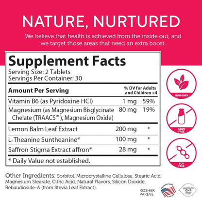 Zahler ChildCalm, Kosher Fruit Punch Chewable Magnesium for Kids - Natural Calm, Mood Support, and Relaxation - Calming Kids Magnesium Supplement Childrens Magnesium, 60 Tablets - Nirvana Guru