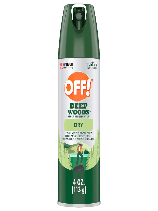 OFF! Deep Woods Insect Repellent Aerosol, Dry, Non-Greasy Formula, Bug Spray with Long Lasting Protection from Mosquitoes, 4 Oz, 2 Count Nirvana Guru