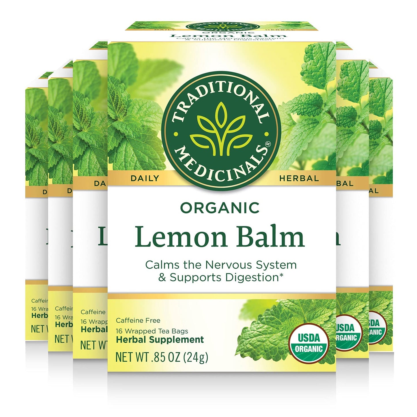 Traditional Medicinals Tea, Organic Chamomile, Calming, Calms Your Nerves, Supports Healthy Digestion, 96 Tea Bags (6 Pack) - Nirvana Guru